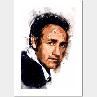 Gene Hackman Actor Portrait ✪ A Tribute to a LEGEND ✪ Abstract Watercolor Posters and Art